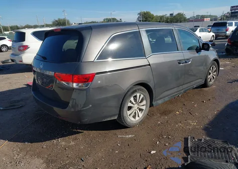 2014 Honda Odyssey Ex-L из США, поврежденный, VIN 5FNRL5H69EB028828